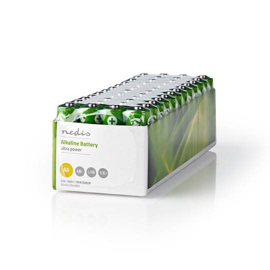 Nedis AA Alkaline rafhlöður - 48stk