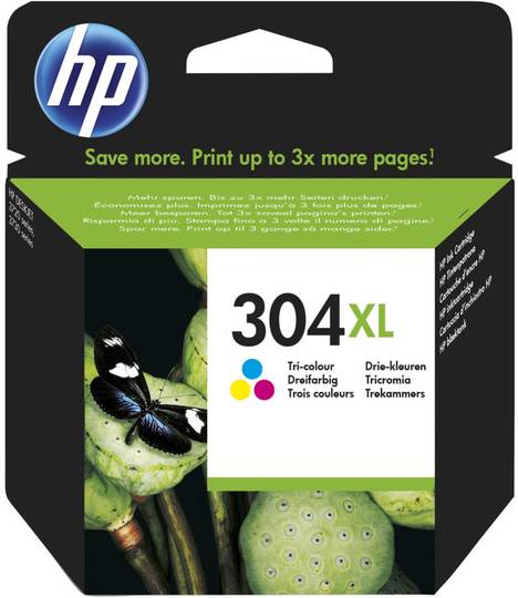 HP 304XL blekhylki - C/Y/M