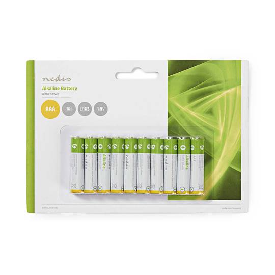 Nedis Rafhlöður AAA Alkaline 1.5 V 10stk