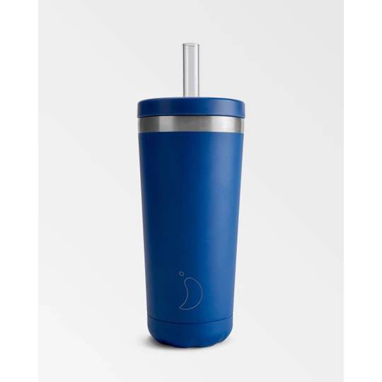 Chilly's 500ml ferðamál með röri - Blátt