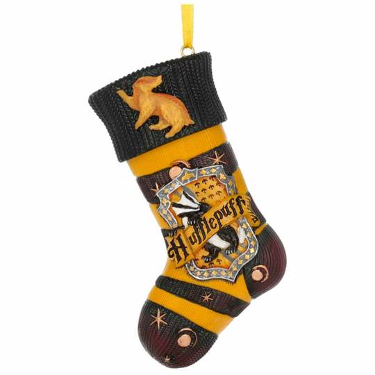 Harry Potter Hufflepuff hangandi jólaskraut sokkur