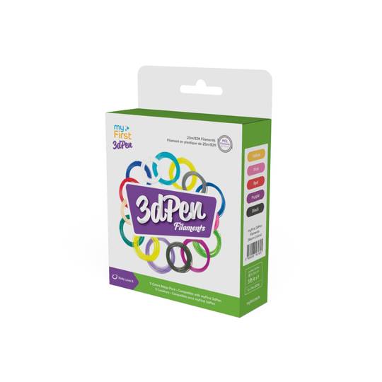 myFirst þráður fyrir 3D Pen Make - Heitir litir