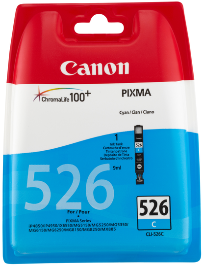 Canon CLI-526C blekhylki - Blátt