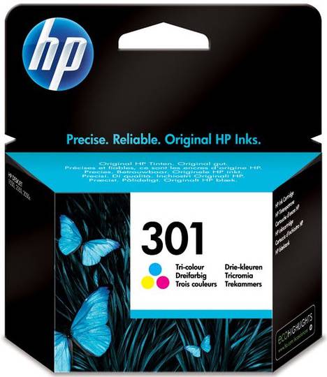 HP 301 Blekhylki - C/Y/M