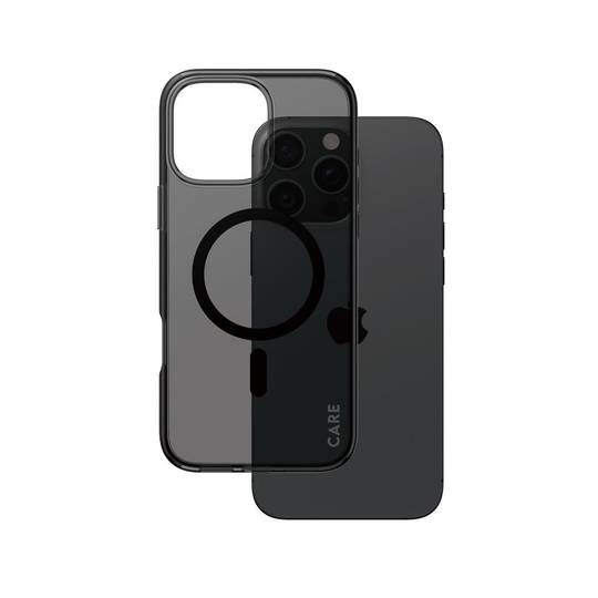 PanzerGlass CARE iPhone 16 Pro Max Smokey símahulstur