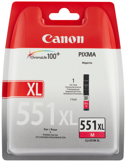 Canon CLI-551M XL blekhylki - Bleikt
