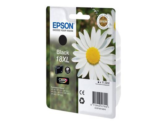 Epson T1811 18XL blekhylki - Svart