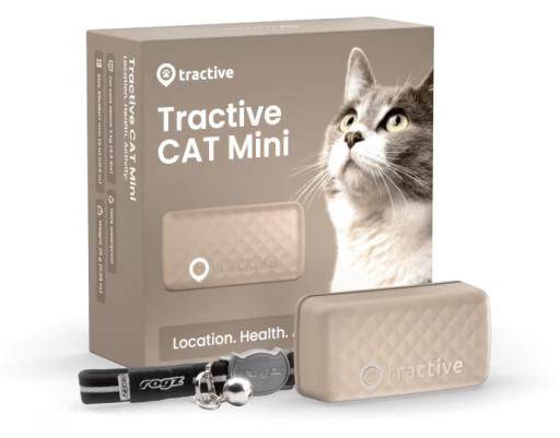 Tractive Mini GPS staðsetningartæki fyrir ketti