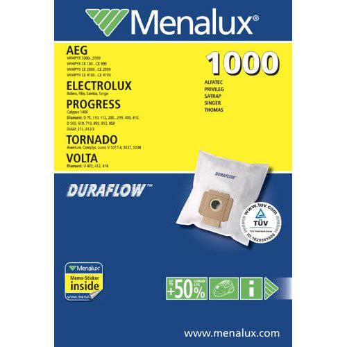 Menalux ryksugupokar - 1000