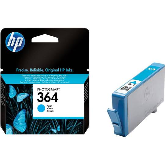 HP 364 Blekhylki - Cyan