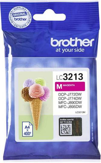Brother LC3213 blekhylki - Rautt