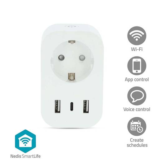 Nedis snjallinnstungur með USB