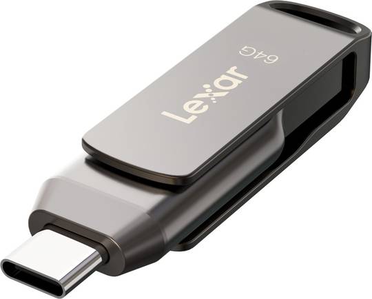 Lexar JumpDrive Dual Drive D400 minnislykill - 64 GB