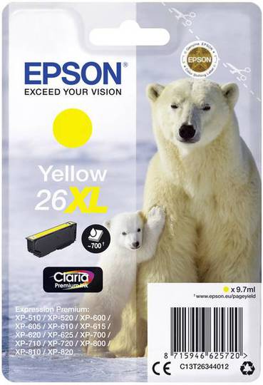 Epson T2633 XL blekhylki - Gult
