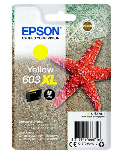 Epson 603XL blekhylki - Gult