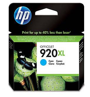 HP 920XL Blekhylki - Cyan