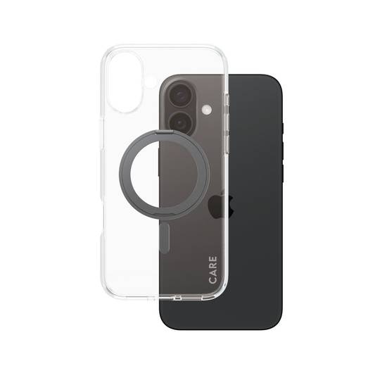 PanzerGlass CARE iPhone 16 Plus með standi
