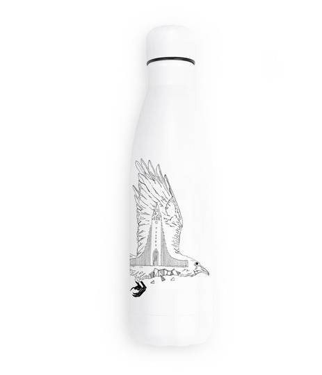 Agood 500ml flaska - Fugl / Hallgrímskirkja