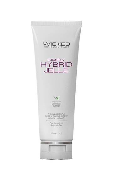 Wicked Simply Hybrid Jelle sílikonblandað vatnssleipiefni - 120ml