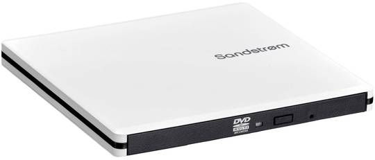 Sandstrøm Ultra Slim DVD/CD drif