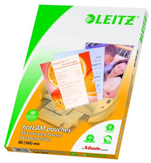 Leitz plöstunarvasi A4 80mic (100)