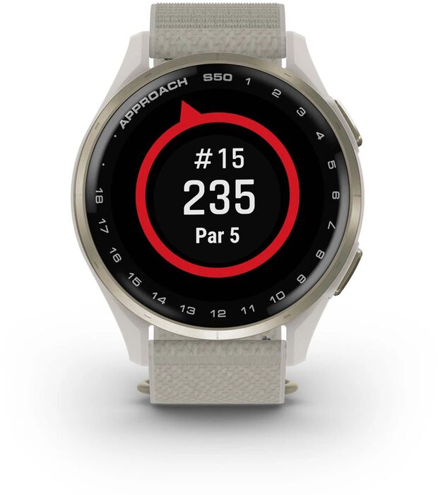 Garmin Approach S50 - Gyllt / hvítt