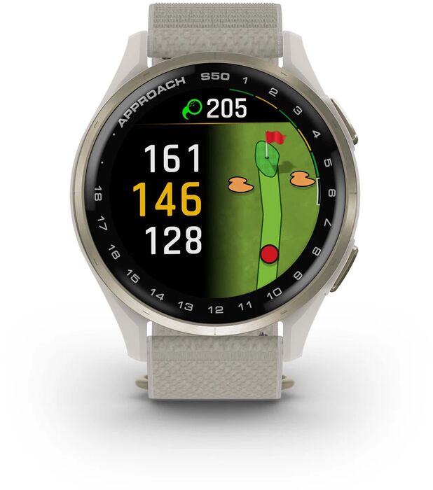 Garmin Approach S50 - Gyllt / hvítt