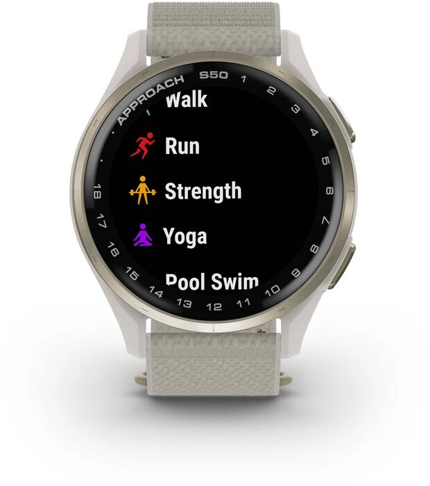 Garmin Approach S50 - Gyllt / hvítt