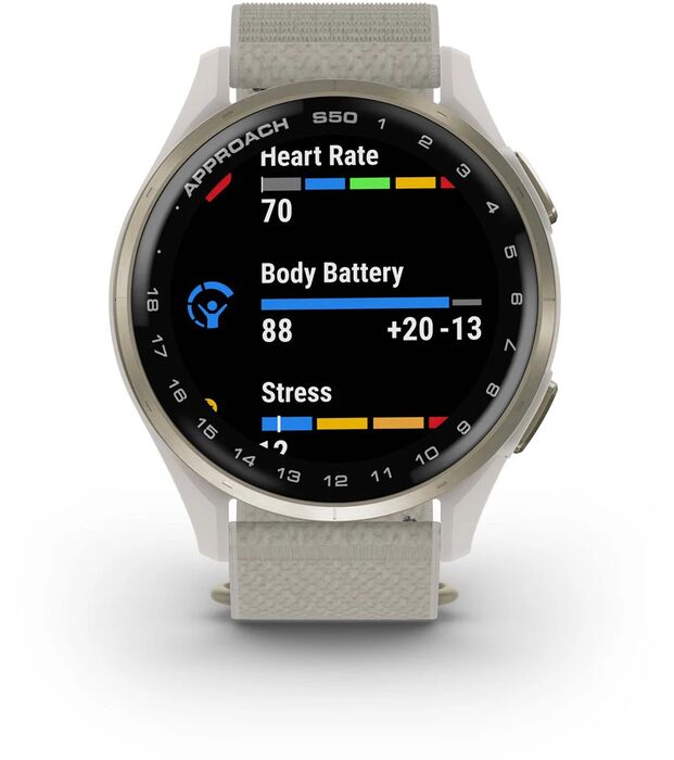 Garmin Approach S50 - Gyllt / hvítt