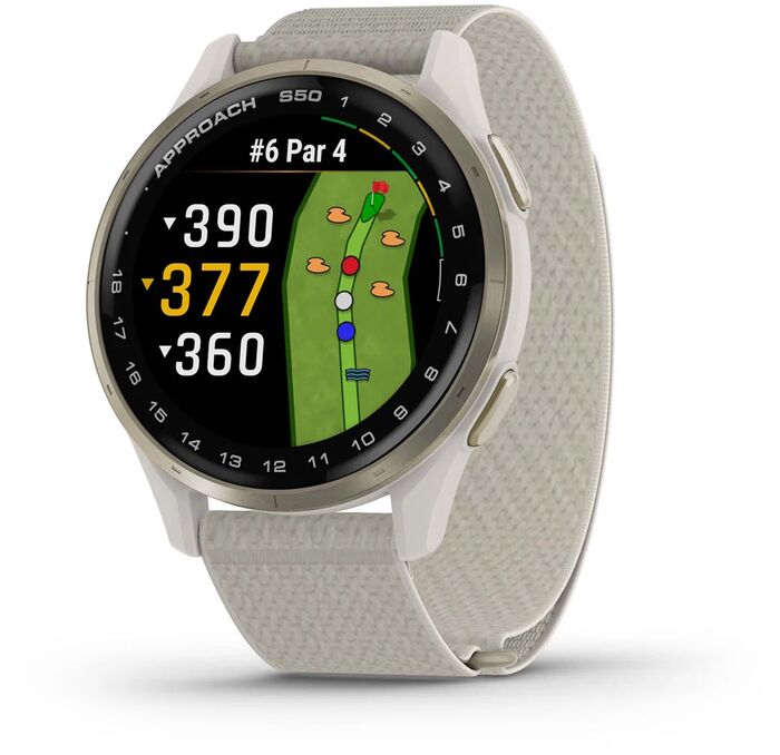 Garmin Approach S50 - Gyllt / hvítt