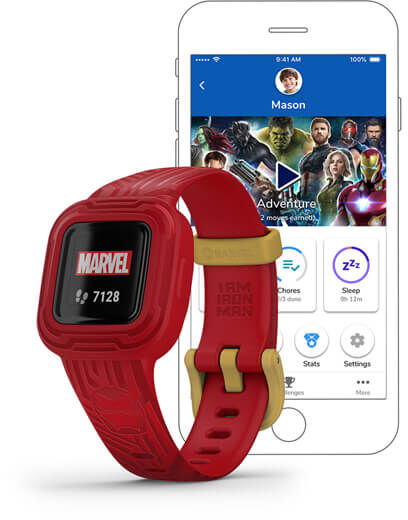 Garmin Vívofit Jr. 3 snjallúr - Iron Man
