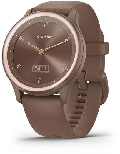Garmin Vivomove Sport Hybrid snjallúr - Cocoa / Ferskjugyllt