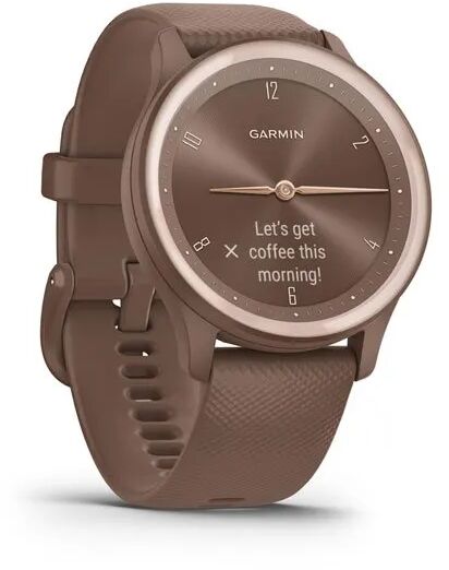 Garmin Vivomove Sport Hybrid snjallúr - Cocoa / Ferskjugyllt
