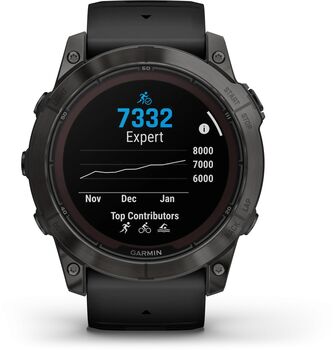Garmin Fēnix 7X Pro Sapphire Solar snjallúr 51mm - DLC Titanium / Svart 
