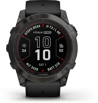 Garmin Fēnix 7X Pro Sapphire Solar snjallúr 51mm - DLC Titanium / Svart 
