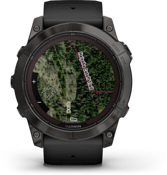 Garmin Fēnix 7X Pro Sapphire Solar snjallúr 51mm - DLC Titanium / Svart 