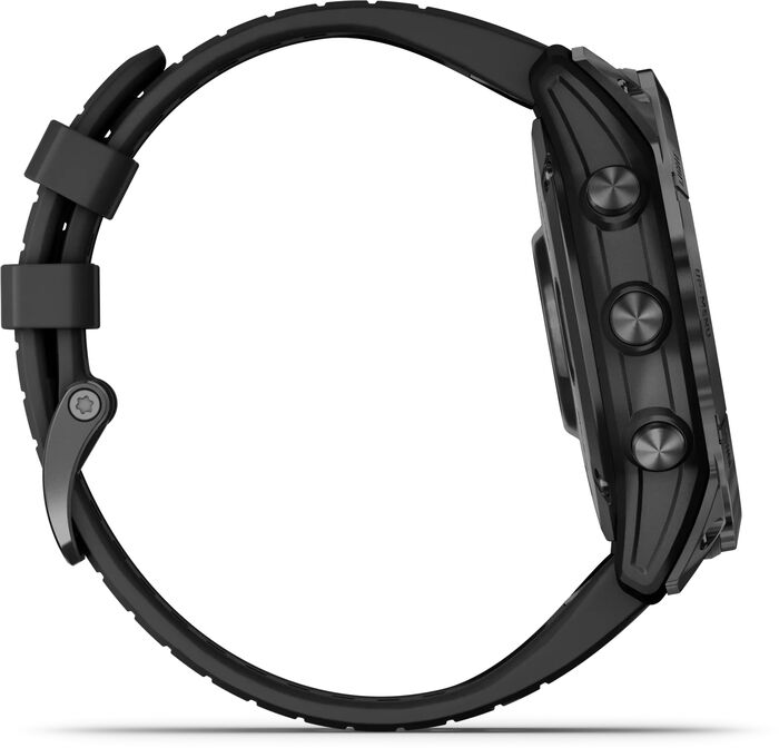 Garmin Fēnix 7X Pro Sapphire Solar snjallúr 51mm - DLC Titanium / Svart
