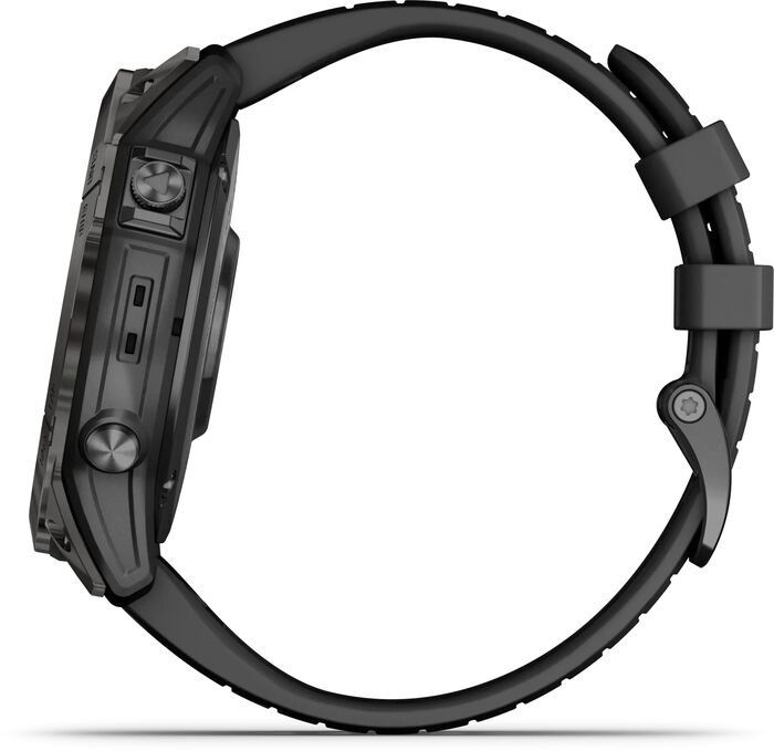 Garmin Fēnix 7X Pro Sapphire Solar snjallúr 51mm - DLC Titanium / Svart