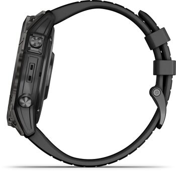Garmin Fēnix 7X Pro Sapphire Solar snjallúr 51mm - DLC Titanium / Svart 