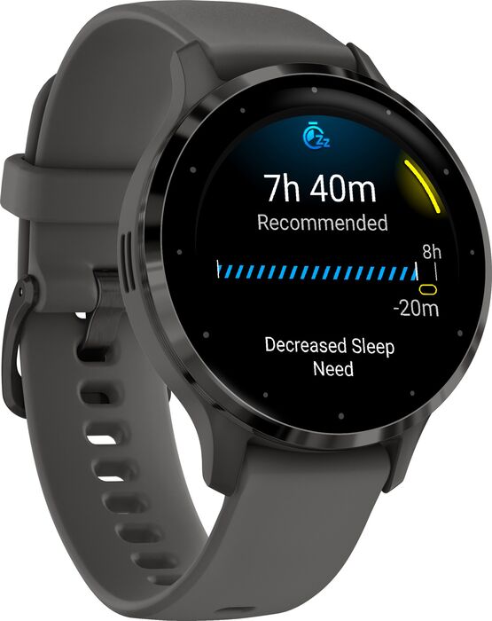 Garmin Venu 3S snjallúr - Grátt Pebble / Slate