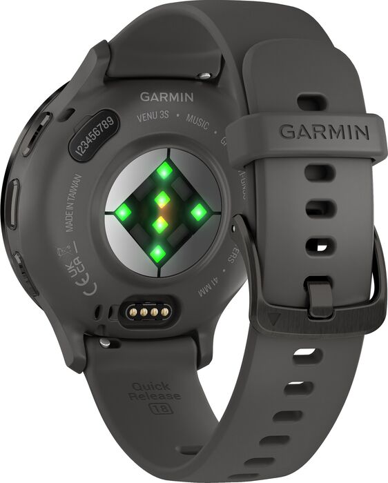 Garmin Venu 3S snjallúr - Grátt Pebble / Slate
