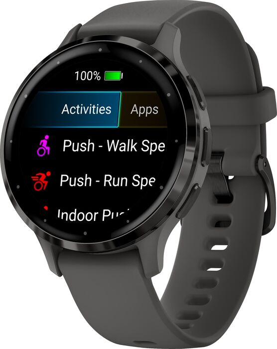 Garmin Venu 3S snjallúr - Grátt Pebble / Slate