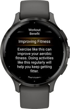 Garmin Venu 3S snjallúr - Grátt Pebble / Slate 