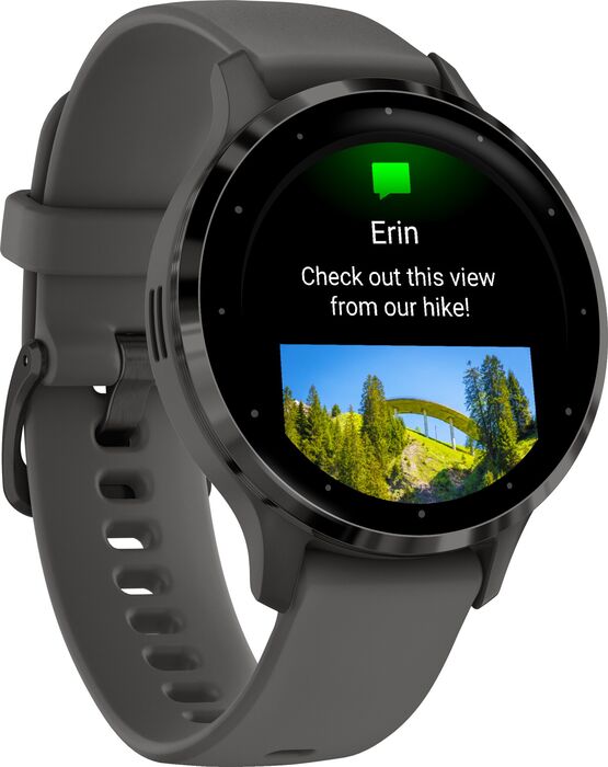 Garmin Venu 3S snjallúr - Grátt Pebble / Slate