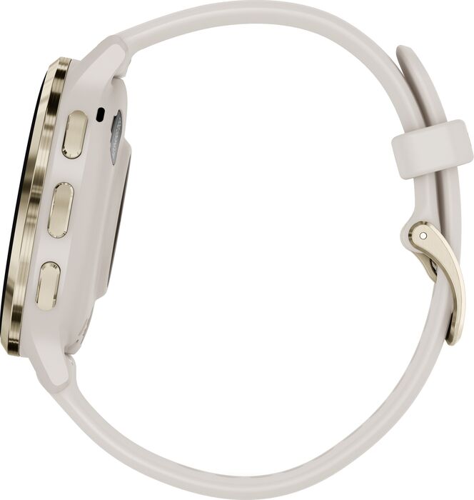 Garmin Venu 3S snjallúr - Ivory / Gyllt