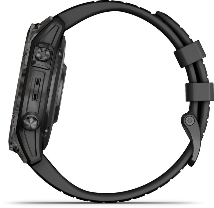 Garmin epix Pro (Gen 2) Sapphire snjallúr 47mm - DLC Titanium / Svart