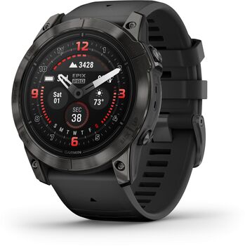 Garmin epix Pro (Gen 2) Sapphire snjallúr 51mm - DLC Titanium / Svart 