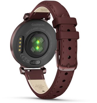 Garmin Lily 2 snjallúr - Mórber/Brons leður