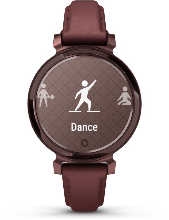 Garmin Lily 2 snjallúr - Mórber/Brons leður