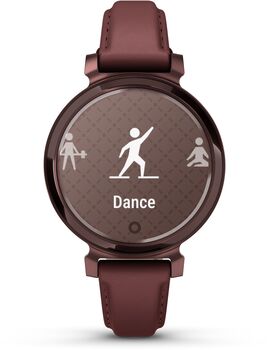 Garmin Lily 2 snjallúr - Mórber/Brons leður